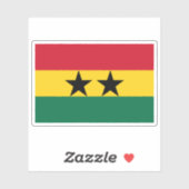 Vlag van de Unie van Afrikaanse Staten (Ghana, Gui Sticker (Vel)