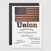 Vlag van de Unie van de Burgeroorlog 🇺🇸  Histori (Voorkant / Achterkant)