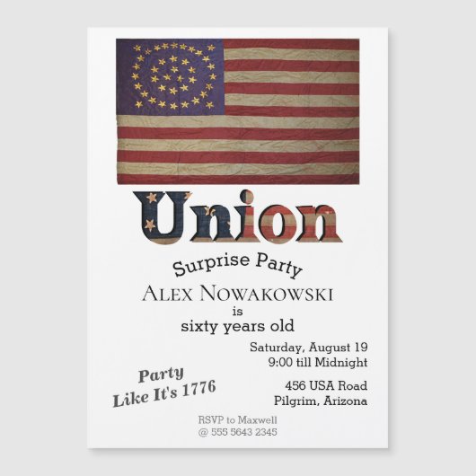 Vlag van de Unie van de Burgeroorlog 🇺🇸  Histori (Voorkant)