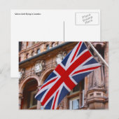 vlag van de union jack briefkaart (Voorkant / Achterkant)