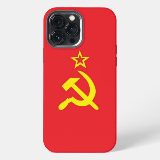 Vlag van de USSR iPhone Hoesje (Achterkant)