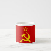 Vlag van de USSR - Vlag van de Sovjet-Unie Espresso Kop (Voorkant)