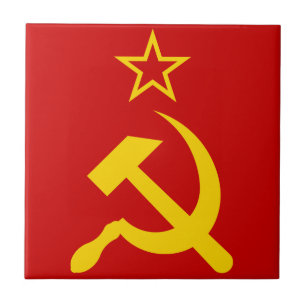 Vlag van de USSR - Vlag van de Sovjet-Unie Tegeltje