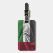 Vlag van de VAE Bagagelabel (Voorkant verticaal)