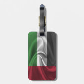 Vlag van de VAE Bagagelabel (Achterkant verticaal)