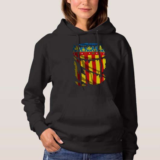 Vlag van de Valenciaanse gemeenschap Hoodie (Voorkant)