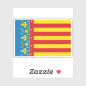 Vlag van de Valenciaanse Gemeenschap Sticker (Vel)
