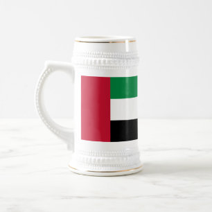 Vlag van de Verenigde Arabische Emiraten Bierpul