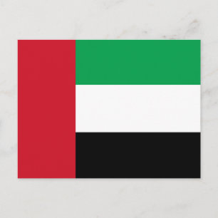 Vlag van de Verenigde Arabische Emiraten Briefkaart