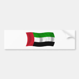 Vlag van de Verenigde Arabische Emiraten Bumpersticker