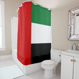 Vlag van de Verenigde Arabische Emiraten Douchegordijn