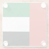 Vlag van de Verenigde Arabische Emiraten Glazen Onderzetter (Achterkant)