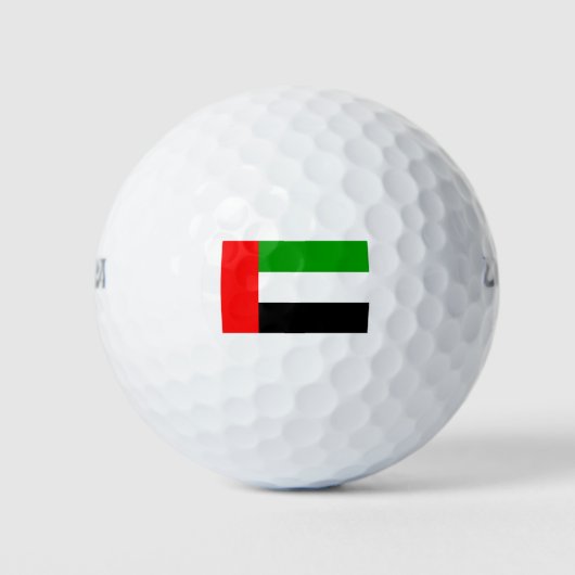 Vlag van de Verenigde Arabische Emiraten Golfballen (Voorkant)