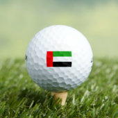 Vlag van de Verenigde Arabische Emiraten Golfballen (Insitu Shirt)