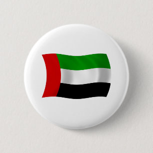 Vlag van de Verenigde Arabische Emiraten knop Ronde Button 5,7 Cm