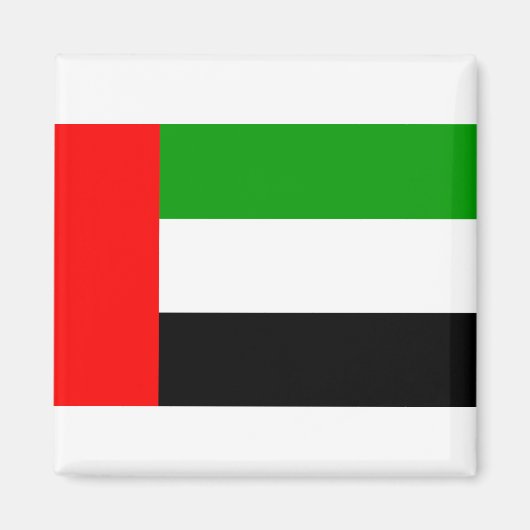 Vlag van de Verenigde Arabische Emiraten Magneet (Voorkant)