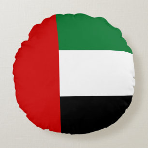 Vlag van de Verenigde Arabische Emiraten Rond Kussen