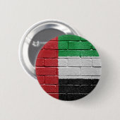 Vlag van de Verenigde Arabische Emiraten Ronde Button 5,7 Cm (Voorkant /achterkant)