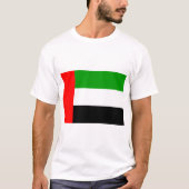 Vlag van de Verenigde Arabische Emiraten T-shirt (Voorkant)
