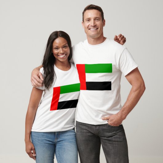 Vlag van de Verenigde Arabische Emiraten T-shirt (Unisex)
