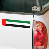 Vlag van de Verenigde Arabische Emiraten (VAE) Bumpersticker (Op Truck)