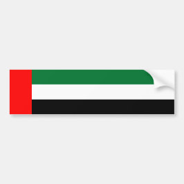 Vlag van de Verenigde Arabische Emiraten (VAE) Bumpersticker