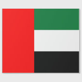 Vlag van de Verenigde Arabische Emiraten (VAE) Cadeaupapier (Vlak)