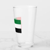 Vlag van de Verenigde Arabische Emiraten (VAE) Glas (Links)
