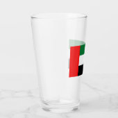 Vlag van de Verenigde Arabische Emiraten (VAE) Glas (Rechts)