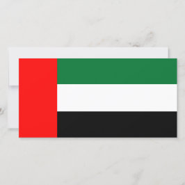 Vlag van de Verenigde Arabische Emiraten (VAE) Kaart