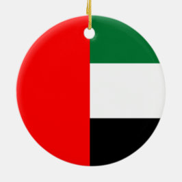 Vlag van de Verenigde Arabische Emiraten (VAE) Keramisch Ornament