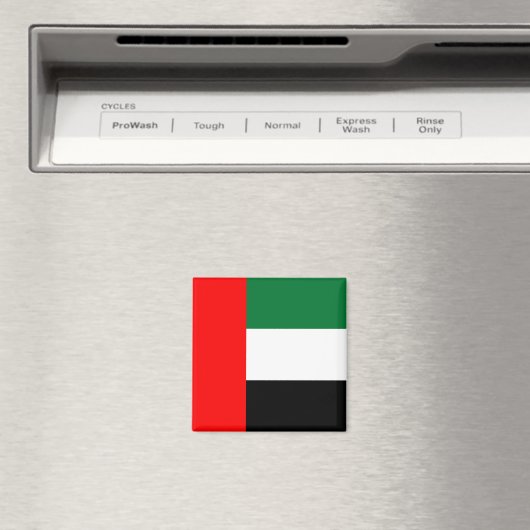 Vlag van de Verenigde Arabische Emiraten (VAE) Magneet (Insitu (Vaatwasser))