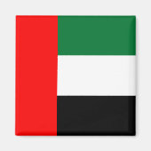 Vlag van de Verenigde Arabische Emiraten (VAE) Magneet (Voorkant)