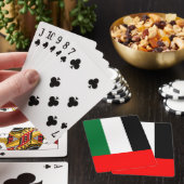 Vlag van de Verenigde Arabische Emiraten (VAE) Pokerkaarten (Insitu)