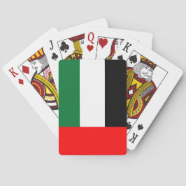 Vlag van de Verenigde Arabische Emiraten (VAE) Pokerkaarten