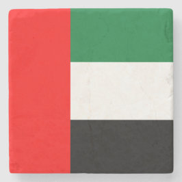 Vlag van de Verenigde Arabische Emiraten (VAE) Stenen Onderzetter