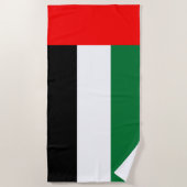 Vlag van de Verenigde Arabische Emiraten (VAE) Strandlaken (Voorkant)