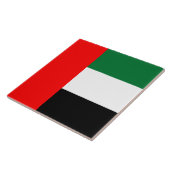 Vlag van de Verenigde Arabische Emiraten (VAE) Tegeltje (Zijkant)