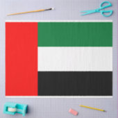 Vlag van de Verenigde Arabische Emiraten (VAE) Tissuepapier (Craft)