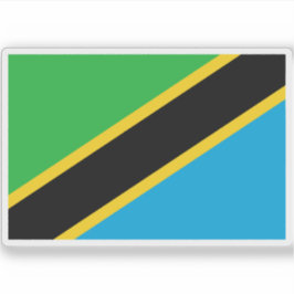 Vlag van de Verenigde Republiek Tanzania Sticker