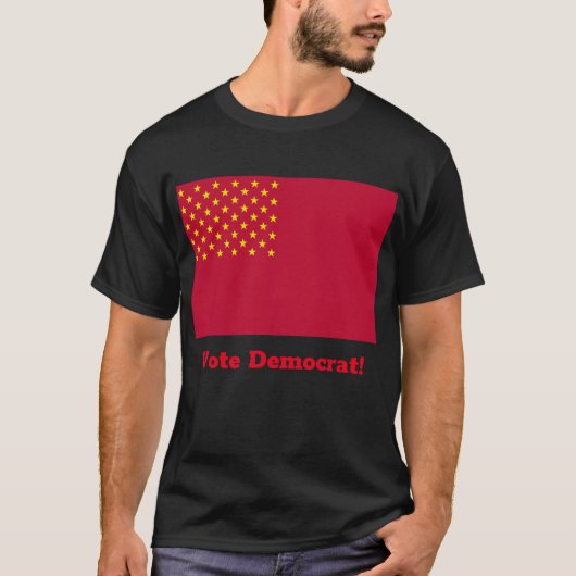 Vlag van de Verenigde Socialistische Staten van Am T-shirt (Voorkant)