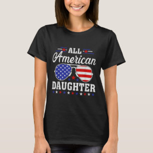 Vlag van de Verenigde Staten 4 juli matching famil T-shirt