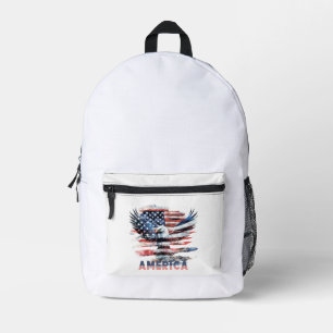 Vlag van de Verenigde Staten. Amerika Bedrukte Rugzak