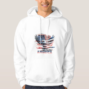 Vlag van de Verenigde Staten. Amerika Hoodie