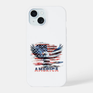 Vlag van de Verenigde Staten. Amerika iPhone 15 Case