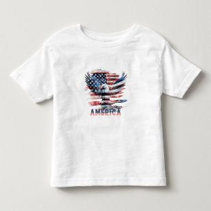 Vlag van de Verenigde Staten. Amerika Kinder Shirts