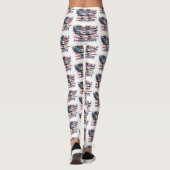 Vlag van de Verenigde Staten. Amerika Leggings (Achterkant)