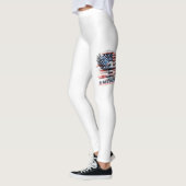 Vlag van de Verenigde Staten. Amerika Leggings (Links)