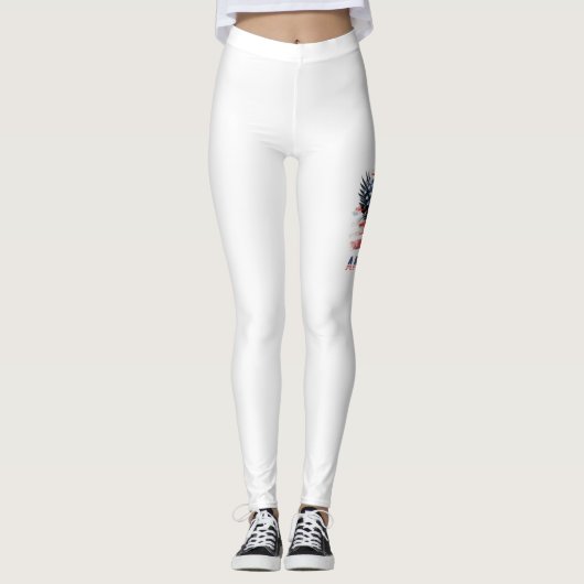 Vlag van de Verenigde Staten. Amerika Leggings (Voorkant)