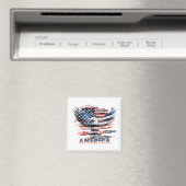 Vlag van de Verenigde Staten. Amerika Magneet (Insitu (Vaatwasser))